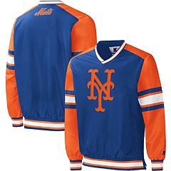 New York Mets Starter The Captain II Full-Zip Varsity Jacket - Royal