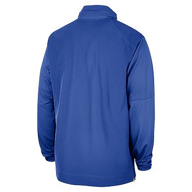 Men's Nike Royal Florida Gators 2023 Coach Half-Zip Hooded Jacket