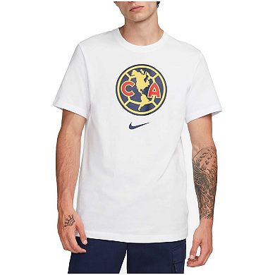 Men's Nike White Club America Crest T-Shirt