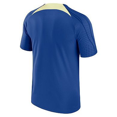 Men's Nike Blue Club America Strike Raglan Performance Top