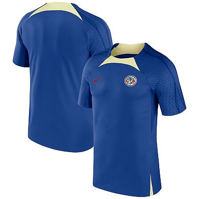 Men's Nike Blue Club America Strike Raglan Performance Top