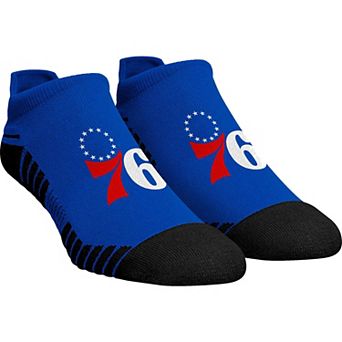Rock Em Socks Philadelphia 76ers Hex Performance Ankle Socks