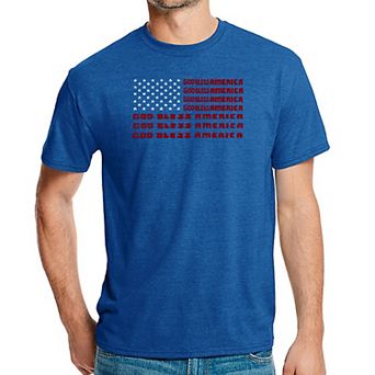 God Bless America - Men's Premium Blend Word Art T-Shirt