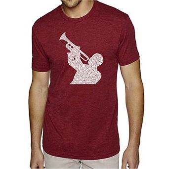 ALL TIME JAZZ SONGS - Men's Premium Blend Word Art T-Shirt