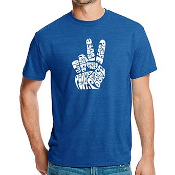 Peace Out - Men's Premium Blend Word Art T-Shirt