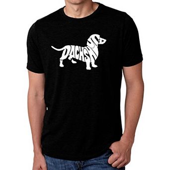 Dachshund - Men's Premium Blend Word Art T-Shirt