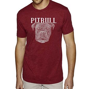Pitbull Face - Men's Premium Blend Word Art T-Shirt