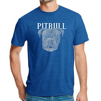 Pitbull Face - Men's Premium Blend Word Art T-Shirt