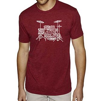 Drums - Men's Premium Blend Word Art T-Shirt