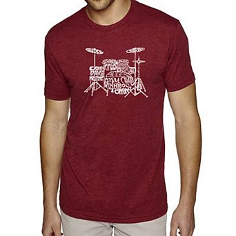 Drums - Men's Premium Blend Word Art T-Shirt