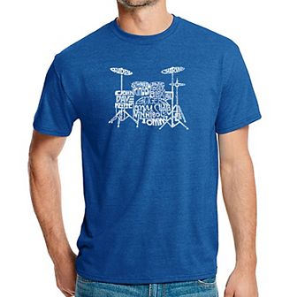 Drums - Men's Premium Blend Word Art T-Shirt