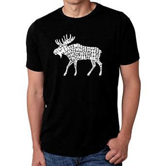 Moose - Men's Premium Blend Word Art T-Shirt
