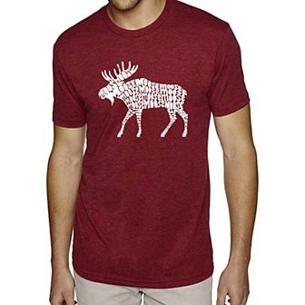 Moose - Men's Premium Blend Word Art T-Shirt