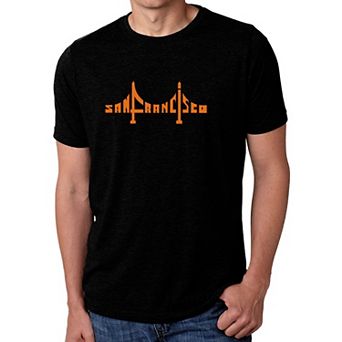 San Francisco Bridge - Men's Premium Blend Word Art T-Shirt