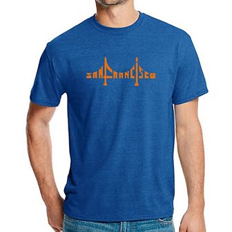 San Francisco Bridge - Men's Premium Blend Word Art T-Shirt