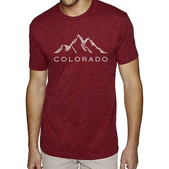 Colorado Ski Towns - Men's Premium Blend Word Art T-Shirt