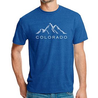 Colorado Ski Towns - Men's Premium Blend Word Art T-Shirt