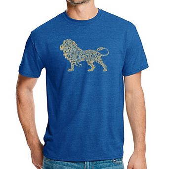 Lion - Men's Premium Blend Word Art T-Shirt