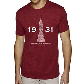 Empire State Building - Men's Premium Blend Word Art T-Shirt