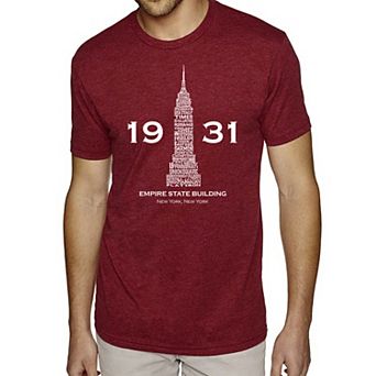 Empire State Building - Men's Premium Blend Word Art T-Shirt