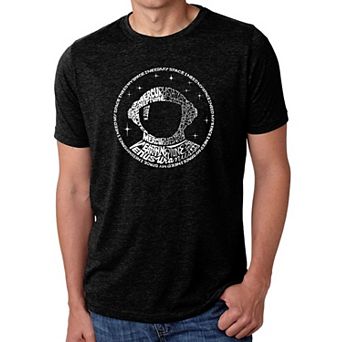 I Need My Space Astronaut - Men's Premium Blend Word Art T-Shirt