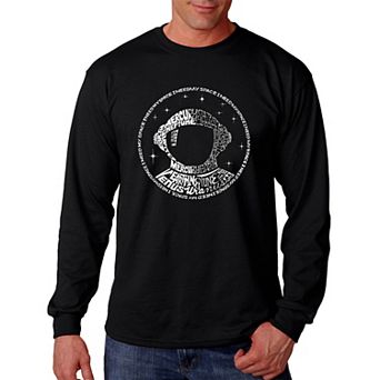 I Need My Space Astronaut - Men's Word Art Long Sleeve T-shirt