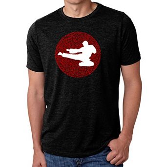 Types of Martial Arts - Men's Premium Blend Word Art T-Shirt