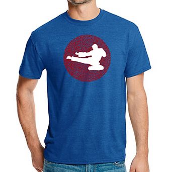 Types of Martial Arts - Men's Premium Blend Word Art T-Shirt