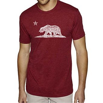 California Bear - Men's Premium Blend Word Art T-Shirt