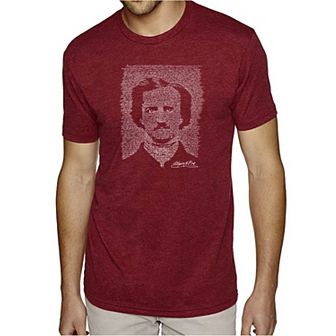 EDGAR ALLEN POE - THE RAVEN - Men's Premium Blend Word Art T-Shirt