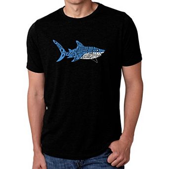 Daddy Shark - Men's Premium Blend Word Art T-Shirt