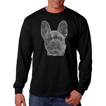 French Bulldog - Men's Word Art Long Sleeve T-shirt