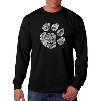 Cat Paw - Men's Word Art Long Sleeve T-shirt
