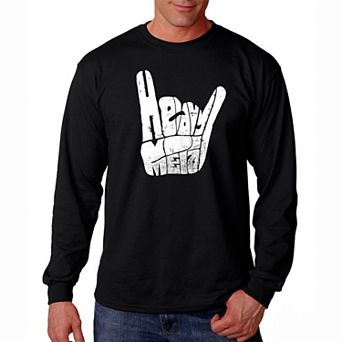 Heavy Metal - Men's Word Art Long Sleeve T-shirt