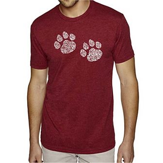 Meow Cat Prints - Men's Premium Blend Word Art T-Shirt