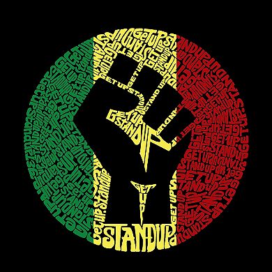 Get Up Stand Up - Men's Word Art Long Sleeve T-shirt