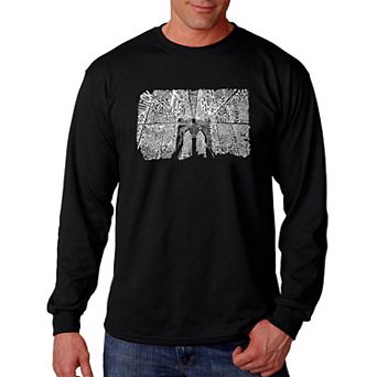 Brooklyn Bridge - Men's Word Art Long Sleeve T-shirt