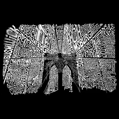 Brooklyn Bridge - Men's Word Art Long Sleeve T-shirt