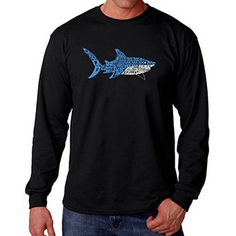 Daddy Shark - Men's Word Art Long Sleeve T-shirt