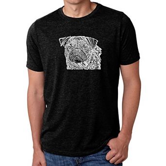 Pug Face - Men's Premium Blend Word Art T-Shirt