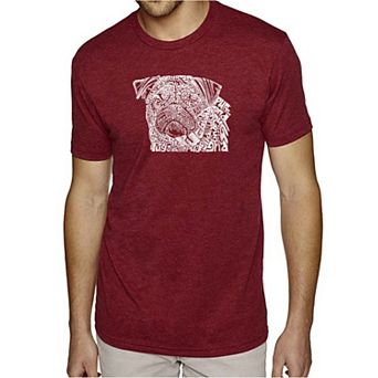 Pug Face - Men's Premium Blend Word Art T-Shirt
