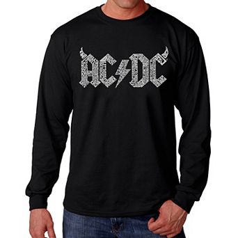 ACDC - Men's Word Art Long Sleeve T-shirt