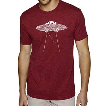 Flying Saucer UFO - Men's Premium Blend Word Art T-Shirt
