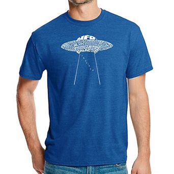 Flying Saucer UFO - Men's Premium Blend Word Art T-Shirt