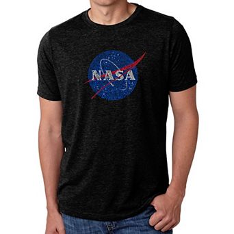NASA's Most Notable Missions - Men's Premium Blend Word Art T-Shirt