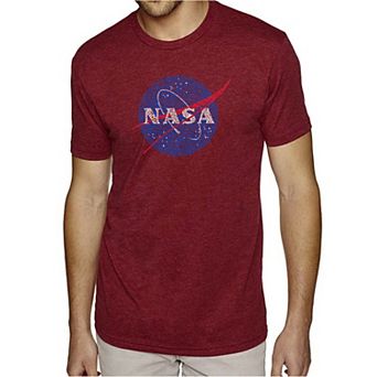 NASA's Most Notable Missions - Men's Premium Blend Word Art T-Shirt