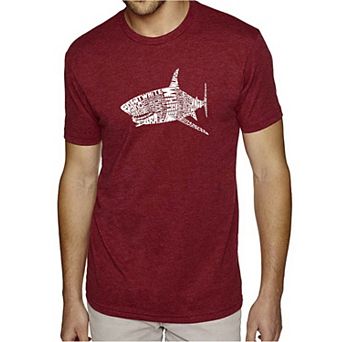 SPECIES OF SHARK - Men's Premium Blend Word Art T-Shirt