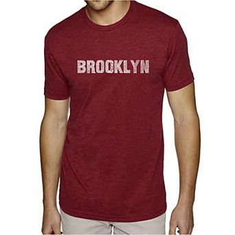 BROOKLYN NEIGHBORHOODS - Men's Premium Blend Word Art T-Shirt