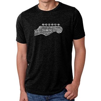 Guitar Head - Men's Premium Blend Word Art T-Shirt