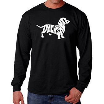 Dachshund - Men's Word Art Long Sleeve T-shirt